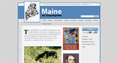 Desktop Screenshot of maineanencyclopedia.com
